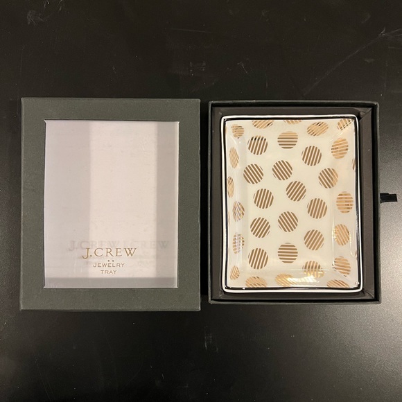 J. Crew Jewelry Tray, White and Gold - Picture 2 of 5